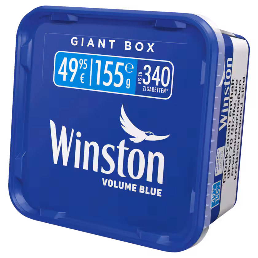 Winston - Drehtabak - Blue - 155g - Giant Box - TT B2B Winston - Drehtabak - Blue - 155g - Giant Box - TT B2B